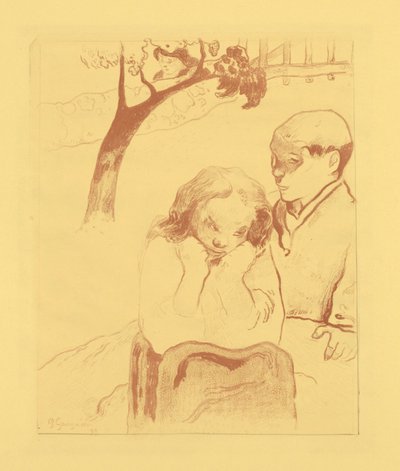Human Misery by Paul Gauguin