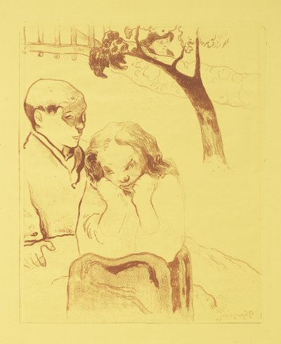 Human Misery by Paul Gauguin