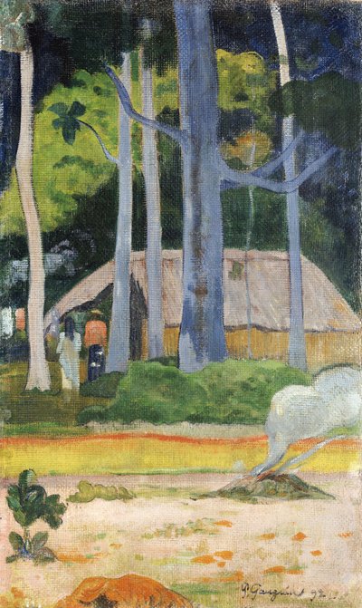 Hut in the Trees, 1892 by Paul Gauguin