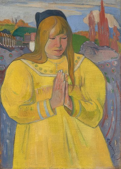 Young Christian Girl. 1984 by Paul Gauguin