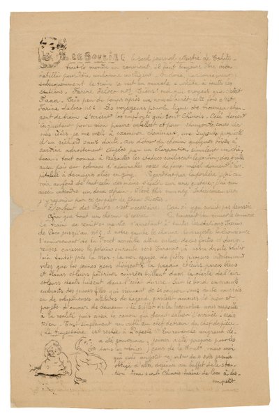 The Smile: Serious Journal, Aug. 21, 1899 by Paul Gauguin