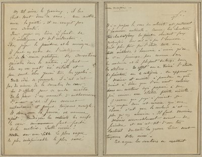 Manuscript Pages by Paul Gauguin