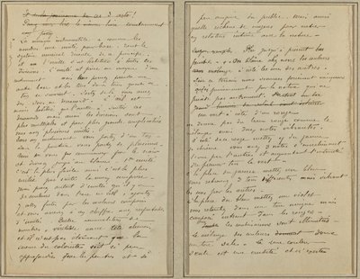 Manuscript Pages by Paul Gauguin