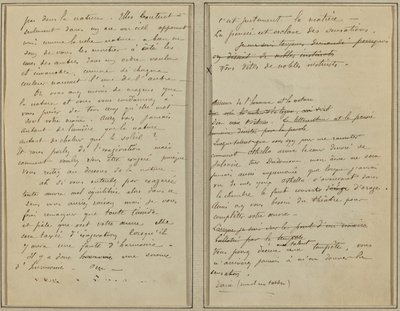 Manuscript Pages [verso] by Paul Gauguin