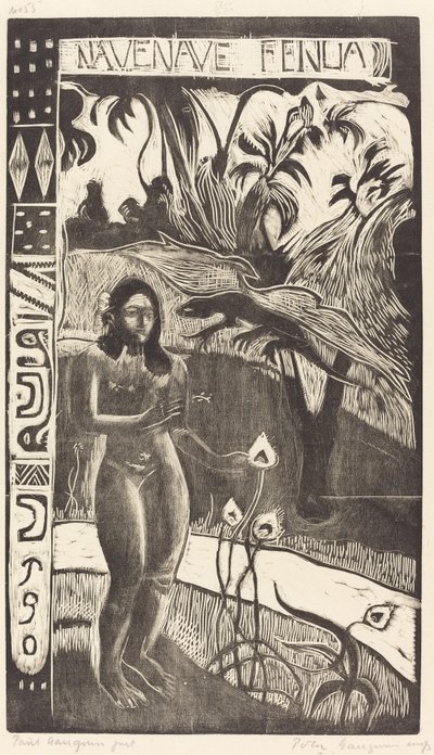 Nave Nave Fenua (Delightful Land) by Paul Gauguin