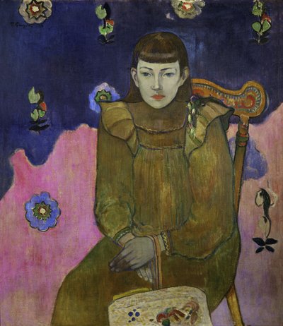 Portrait of Vaiite Jeanne Goupil by Paul Gauguin