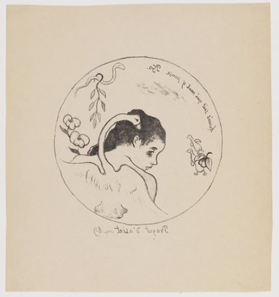 Plate Design by Paul Gauguin