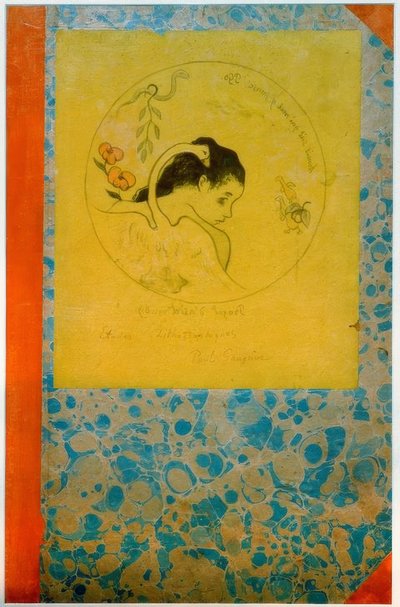 Project for a Plate – Leda by Paul Gauguin