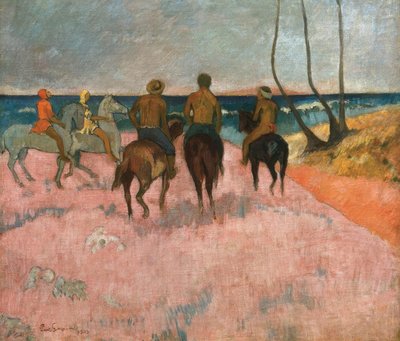 Rider on the Beach by Paul Gauguin