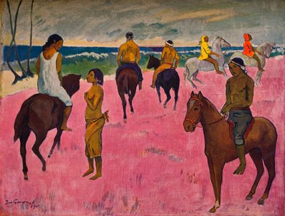 Rider on the Beach by Paul Gauguin