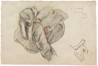 Seated Breton Woman by Paul Gauguin