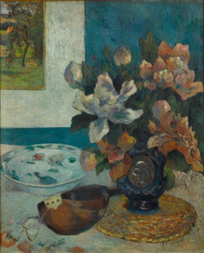 Still Life with Mandolin by Paul Gauguin