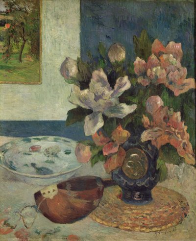 Still Life with a Mandolin by Paul Gauguin