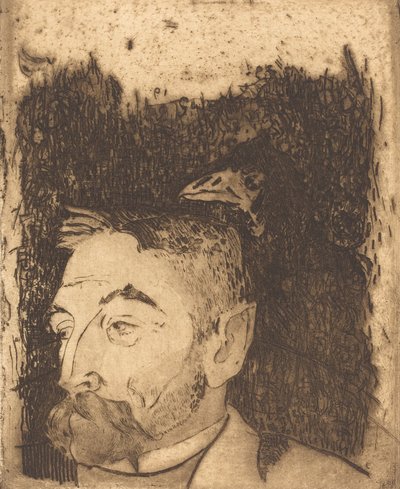 Stéphane Mallarmé, 1891 by Paul Gauguin