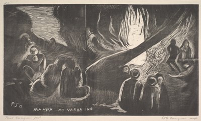 The Devil Speaks by Paul Gauguin