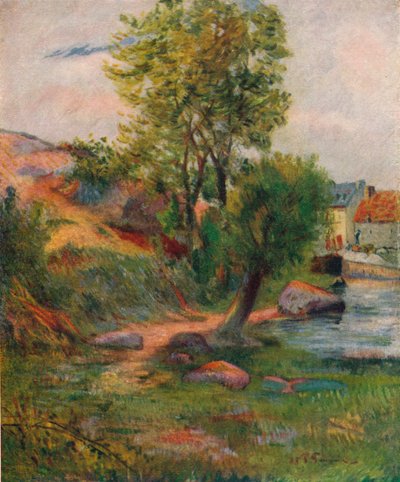 Willow by the Aven by Paul Gauguin