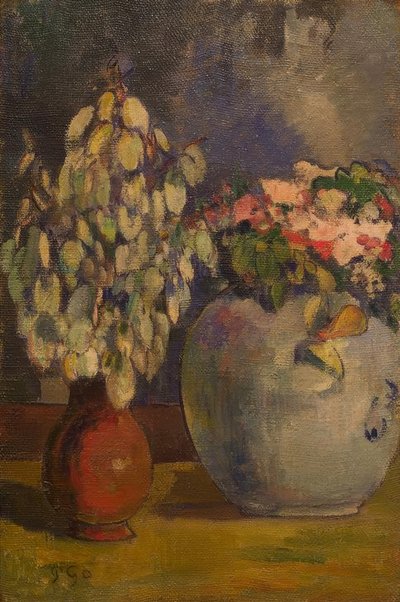 Two Flower Vases by Paul Gauguin