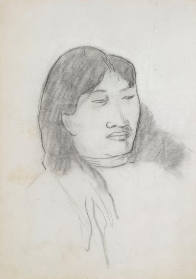 Study of a Young Tahitian by Paul Gauguin