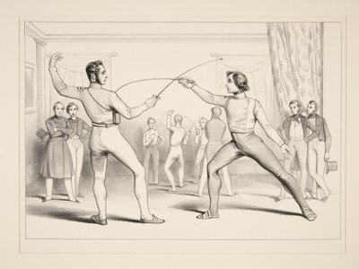Lesson by Paul Gavarni