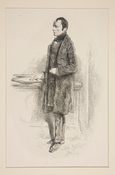 Paul Delaroche by Paul Gavarni
