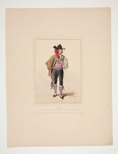 ARAGONAIS. Cloth Vest by Paul Gavarni