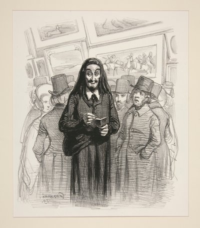 To Calumny by Paul Gavarni