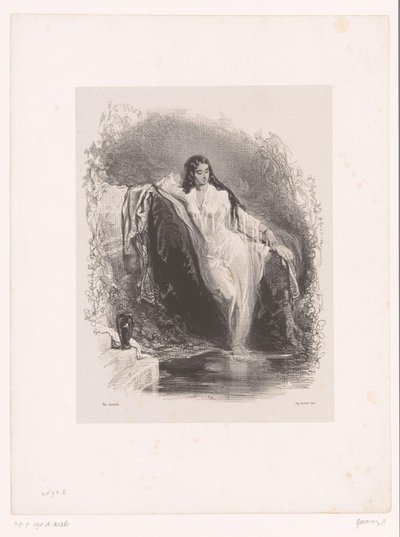 Bather, Amour pour amour by Paul Gavarni