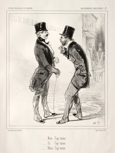 Parisian Nonsense by Paul Gavarni