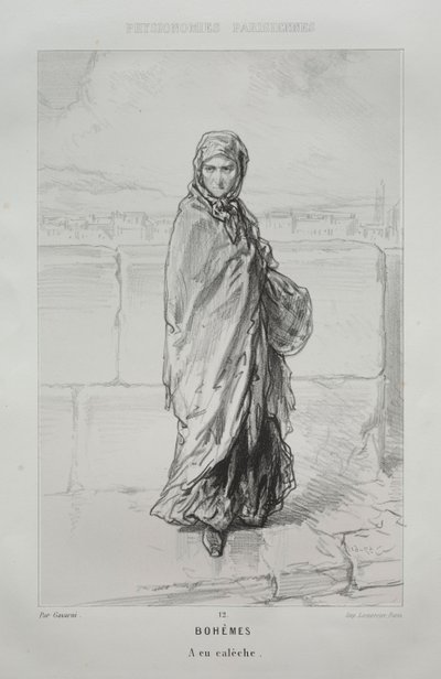Bohemians by Paul Gavarni