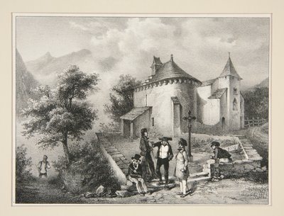 Chapel D by Paul Gavarni