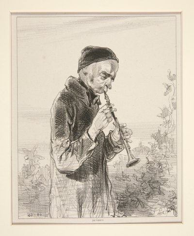Clarinet by Paul Gavarni