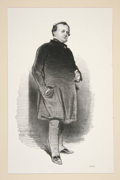 Henri Monnier by Paul Gavarni