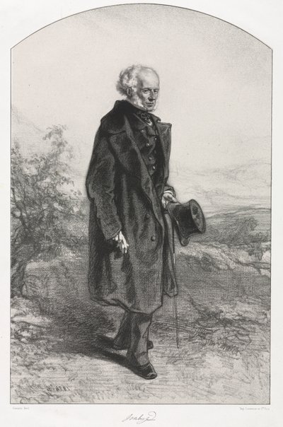 Jean Baptiste Isabey by Paul Gavarni