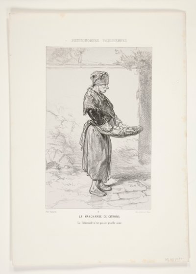 The Lemonade Vendor by Paul Gavarni