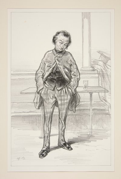The Comedian, Comic and Often Melancholic by Paul Gavarni