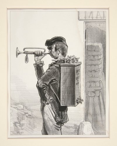 The Faucet Merchant by Paul Gavarni