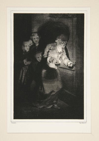 The Ghost by Paul Gavarni
