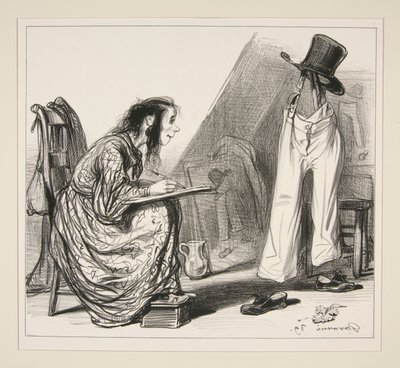 The Painting by Paul Gavarni
