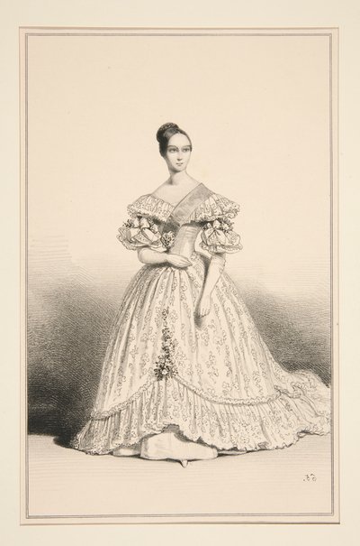 Princess Helene, Duchess of D by Paul Gavarni