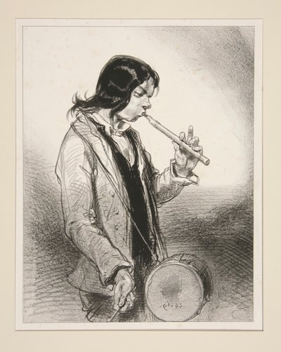 The Galoubet by Paul Gavarni