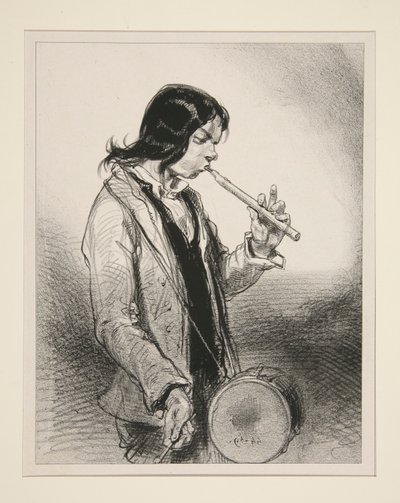 The Galoubet by Paul Gavarni