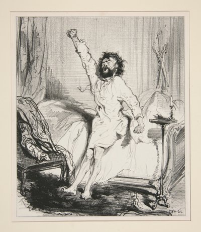 The Awakening of the Lion by Paul Gavarni