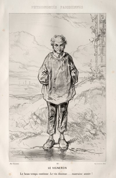 The Vintner by Paul Gavarni
