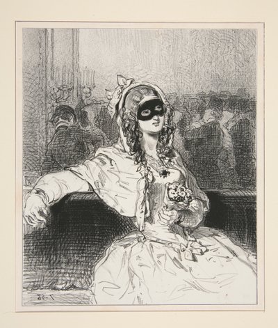 The Mask Lies Well: Female Diogenes by Paul Gavarni