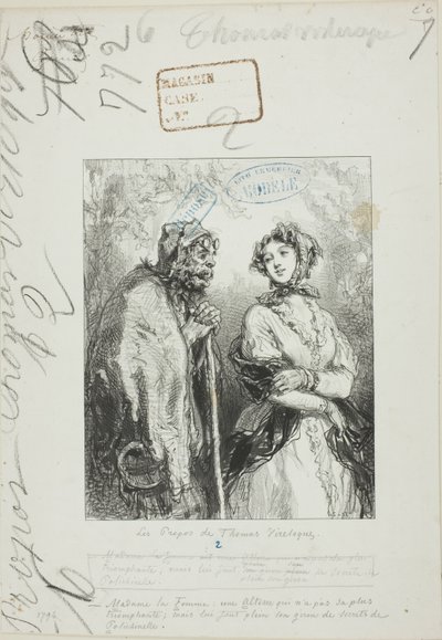 Les-Parents-Terribles Series: Mrs. Woman is a Majesty by Paul Gavarni