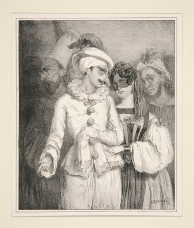Masquerade by Paul Gavarni