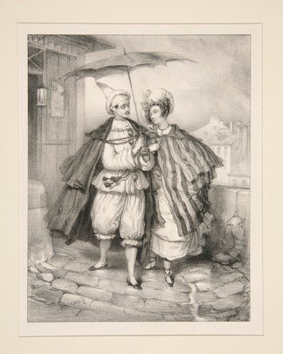 Paul and Virginia by Paul Gavarni