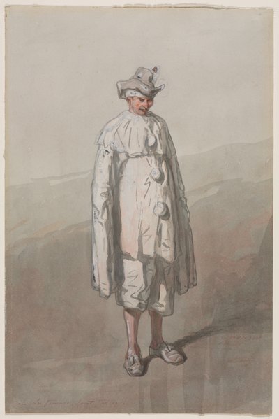 Pierrot by Paul Gavarni
