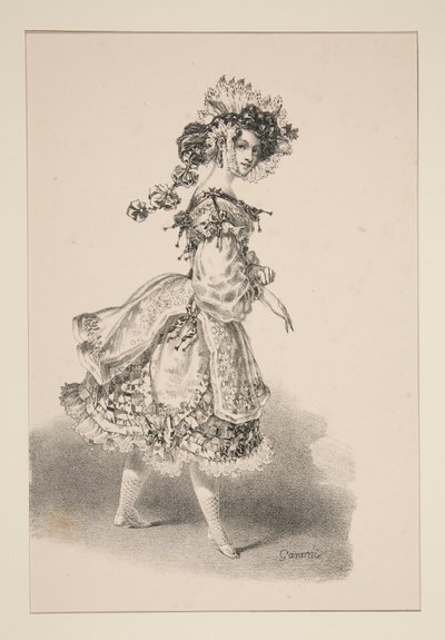 Soubrette by Paul Gavarni