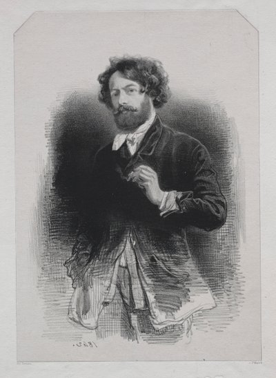 Self-Portrait by Paul Gavarni
